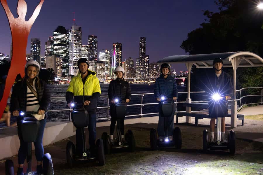 2.5 Hour Brisbane: Sightseeing Tours - Morning & Night - Training on the i2 Segway: fast confidence, real control
