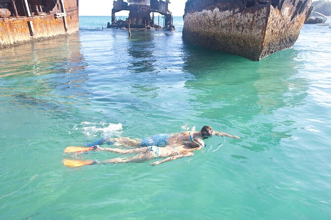 Adventure Moreton Island Wrecks Adventure Package - Glass-bottom fish cruise, guided snorkel, or Segway: picking your mix