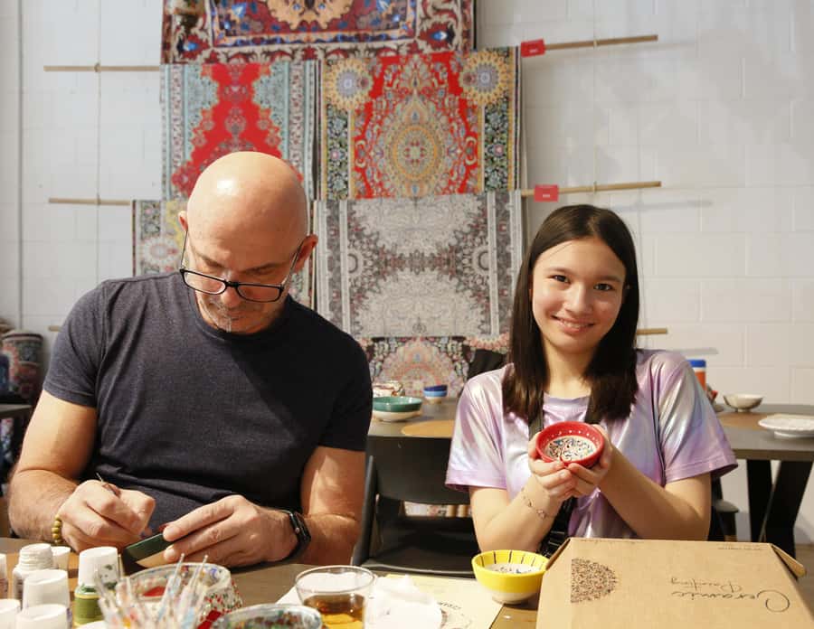 Brisbane: Ceramic Plates & Bowls Paint and Sip Classes - The Techniques Lesson That Makes It Look Right