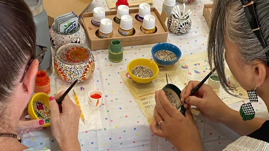 Brisbane: Ceramic Plates & Bowls Paint and Sip Classes - Sipping Without the Surprise: Tea Service vs BYO Wine