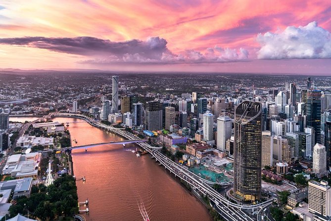 Brisbane City - Private Helicopter Sunset Flight - 25min - Why a private sunset helicopter beats the usual bus tour
