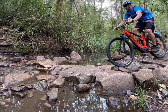 Brisbane Electric Mountain Bike Experience Tour - The trail plan in two stops: Gap Creek Reserve and Mount Coot-Tha