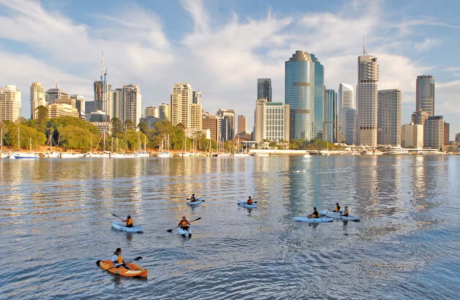 Brisbane: Guided River Kayak Tour - Kayaking the Brisbane River: Story Bridge and South Bank from the water