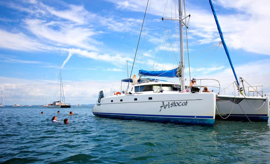 Brisbane: Half-Day Moreton Bay Sailing Cruise with Antipasto - Boarding Aristocat at Raby Bay Harbour: The Easy Part