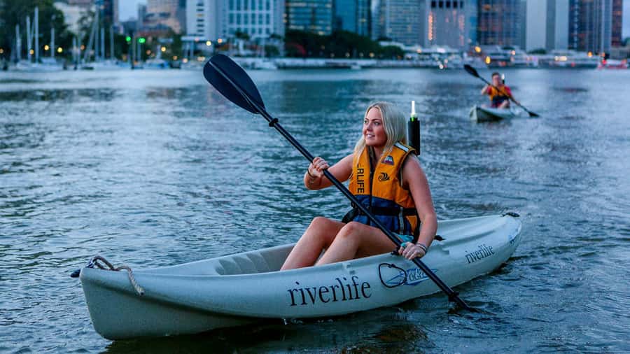 Brisbane: Illuminated River Night Kayak Tour - Getting comfortable fast: the instruction session that matters