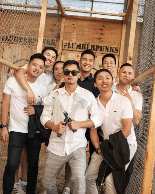 Brisbane: Lumber Punks Axe Throwing Experience - Coach Time in Plain English: From Stance to Bullseye