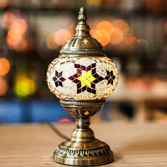 Brisbane: Mosaic Art Classes - Turkish Lamp Workshop - Glass painting meets mosaic technique: a hands-on hybrid style
