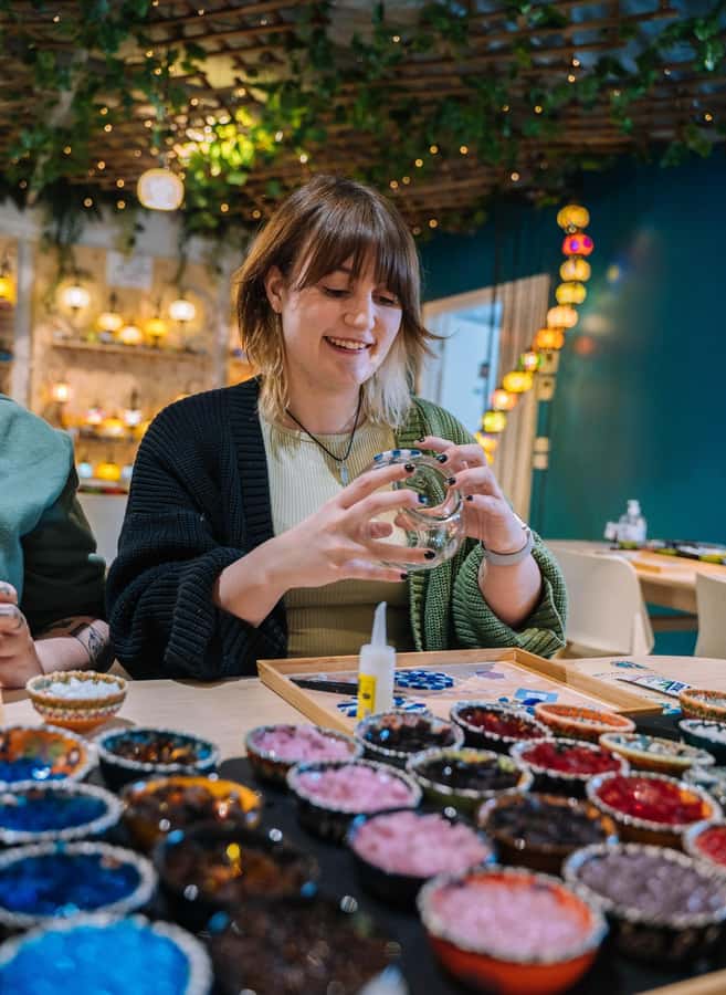 Brisbane: Mosaic Art Classes - Turkish Lamp Workshop - Your 150-minute plan for making a Turkish mosaic lamp