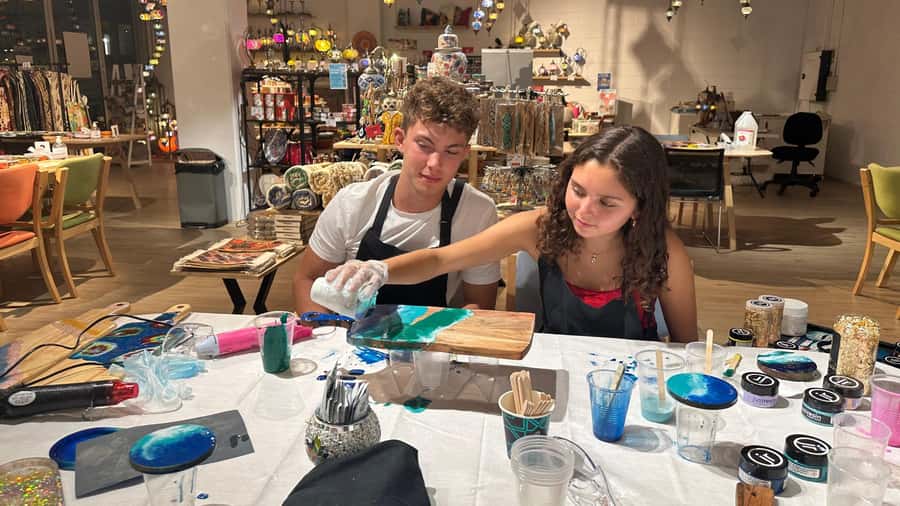 Brisbane: Resin Art Classes - Cheeseboards & Coasters - Why all-inclusive materials are a big value (not a small perk)