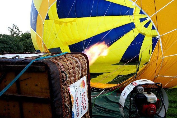 Brisbane's closest Hot Air Balloon Flights - City & Country views - 1 hr flight! - The hands-on option: helping inflate and deflate the balloon