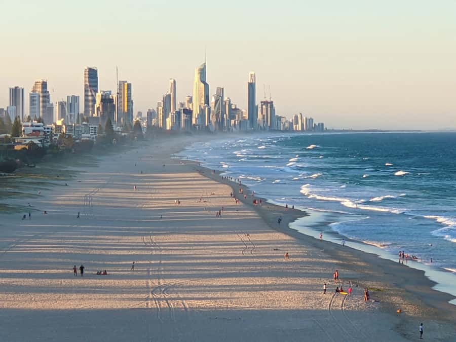 From Brisbane: Byron Bay, Bangalow, and Gold Coast Day Tour - Gold Coast on the return ride: scenery, breaks, and a short city taste