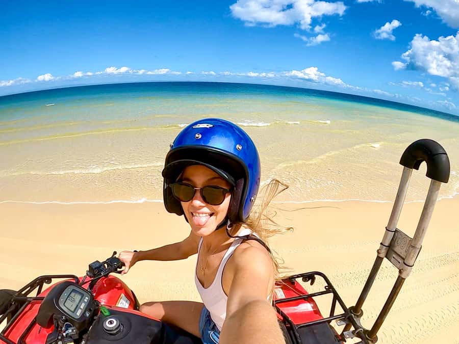 Moreton Island: Tangalooma ATV Quad Bike & Dolphin Feeding - Resort Day Pass: Pools, Showers, and Beach Access at Tangalooma