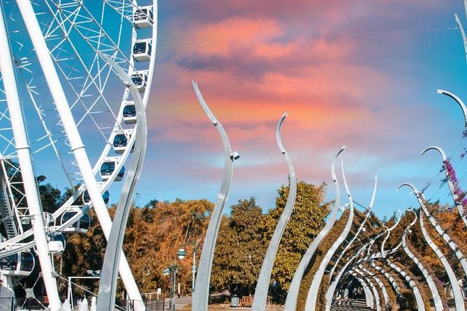 Morning Sightseeing Cruise: 10:30am-12pm (90min) - Southbank from the river: man-made beach vibes and cliff-climber energy