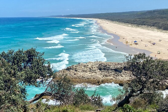 North Stradbroke Island WILDLIFE Adventure Tour from Brisbane - Cylinder Beach and lookout time: photos plus a quick walk