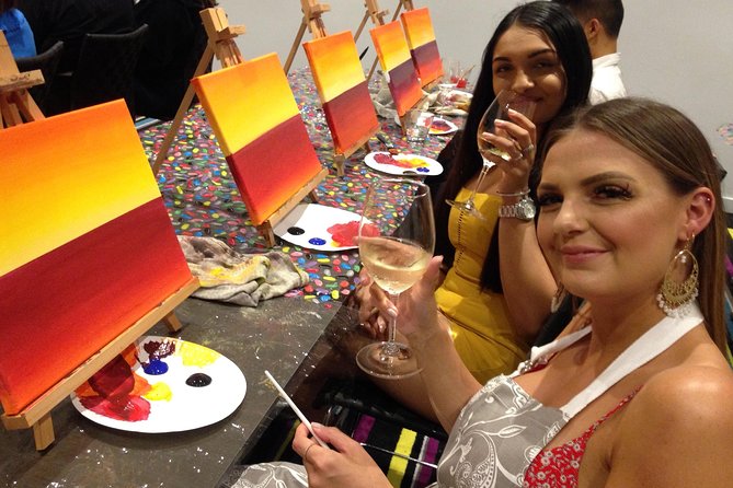 Paint and Sip BYO in Brisbane CBD Friday night - The social vibe: small group energy without losing your space
