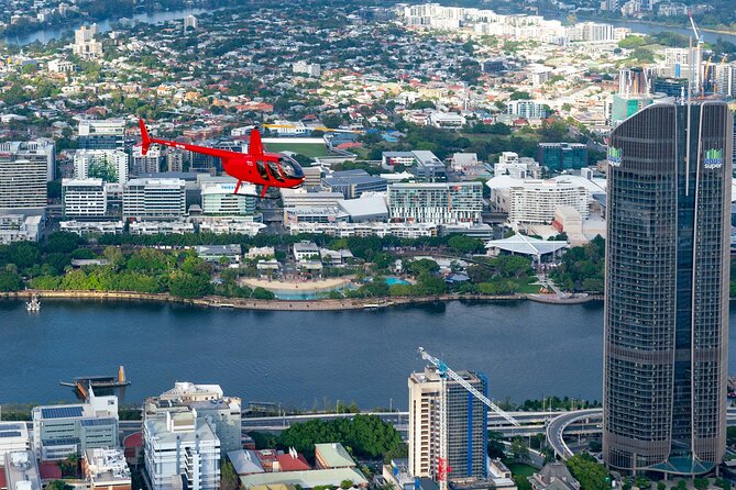 Private Helicopter Scenic Tour of Brisbane - 25min - What you’ll spot from the air: landmarks, river, and the “Brisbane shape”