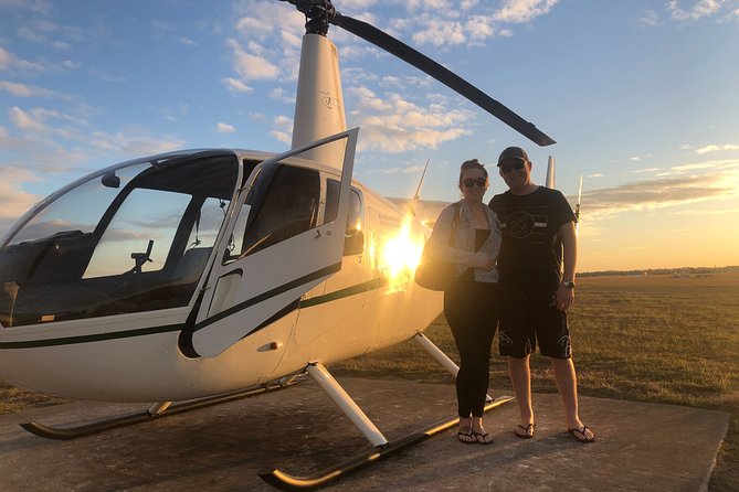 Sunset Private Brisbane CBD + Mt Coot-tha Helicopter Experience - Entering The Helicopter From Archerfield (And why that matters)