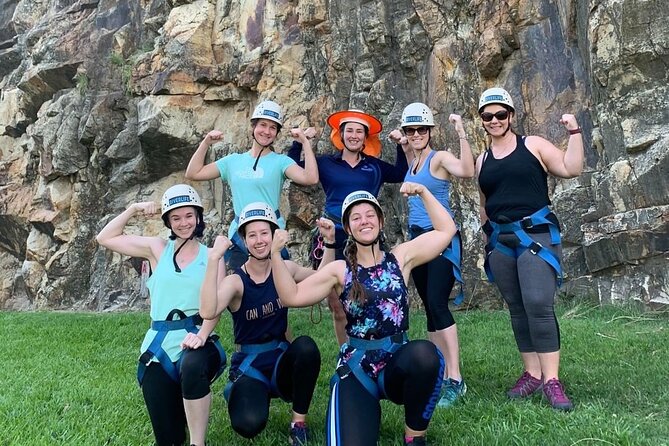 Twilight Abseil Adventure in Kangaroo Point Cliffs - Instructors who actually coach: Harry, George, and Mitch